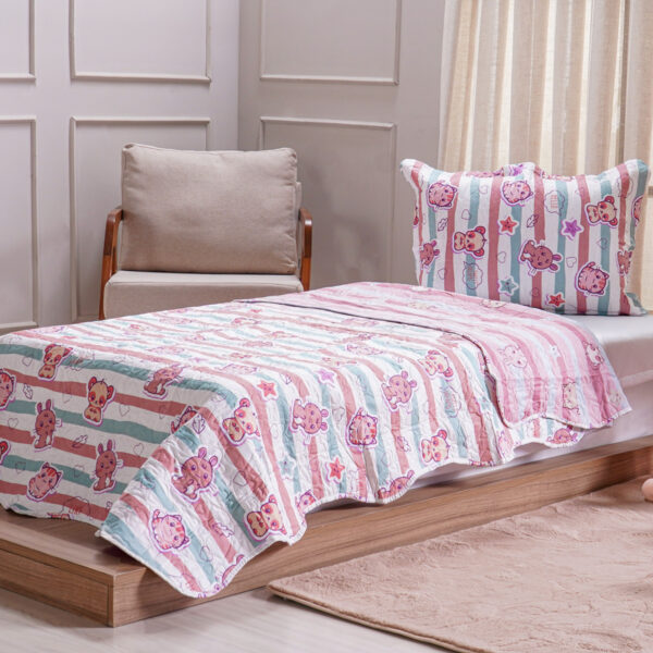 Kit colcha KIDS rolinho solteiro Infantil - Bene Casa - Imagem 6
