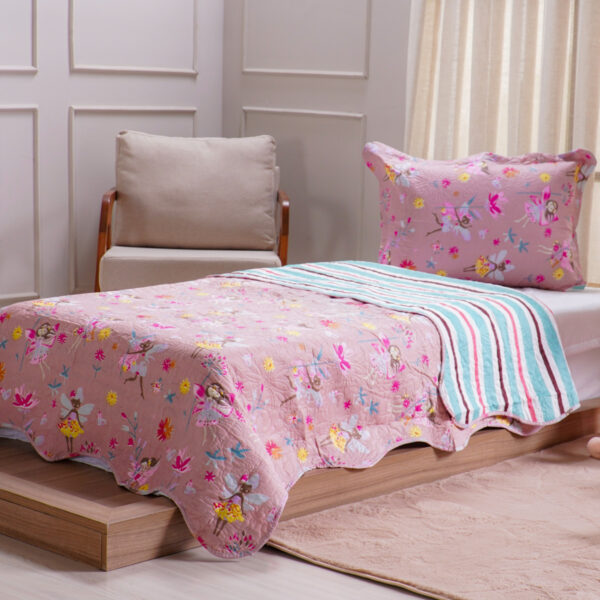 Kit colcha KIDS rolinho solteiro Infantil - Bene Casa - Imagem 5